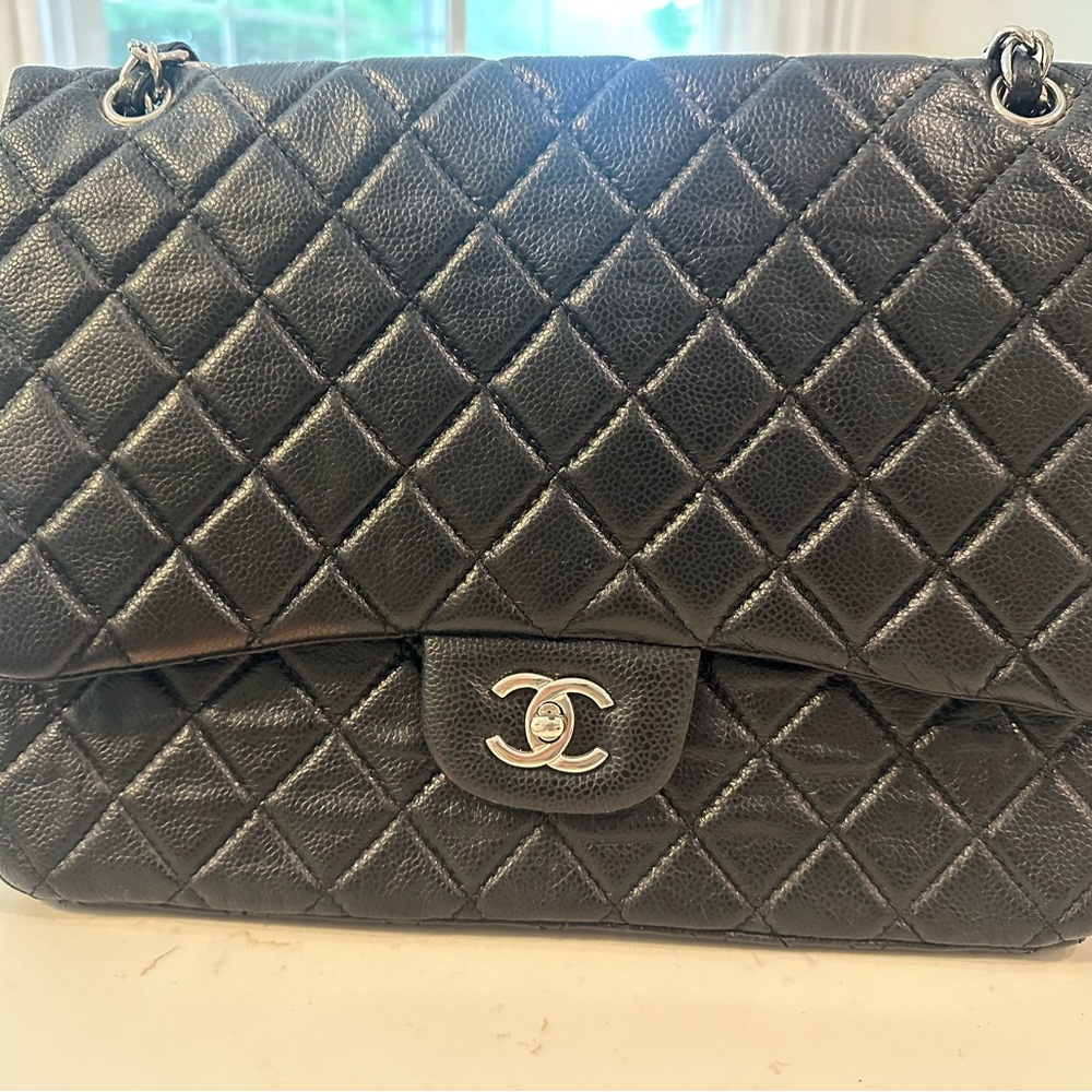 Chanel Maxi Caviar Single Flap